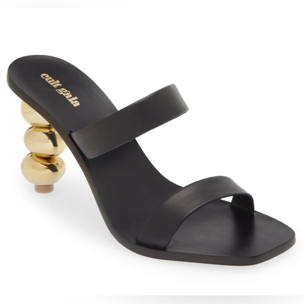 Cult Gaia Meta High Heel Sandal - Black